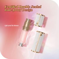 5ml De Luxe En Cuir Atomiseur De Parfum Rechargeable Voyage Vaporisateur Portable Mini Recyclable Cosmétique Distributeur De Parfum