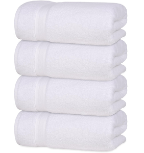 High Quality 100% Cotton <b>Bath</b> Hotel <b>Towels</b> <b>Set</b> Rectangle Shaped Soft Comfortable Disposable Home Plain Solid Color Child - Product Image 1