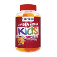 Bonbons gélifiés multivitaminés à marque privée OEM, complexe avec Omega + DHA pour adultes