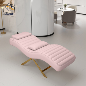 Leadir Salon professionnel meubles dossier réglable Table <span class=keywords><strong>de</strong></span> Massage rose thérapie médicale tatouage visage cils lit - Product Image 2