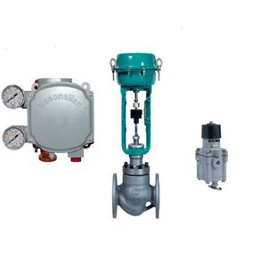 Vanne de régulation pneumatique Masoneilan avec positionneur SV1000, filtre 78-40, vanne de réduction de pression - Product Image 3