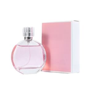 Parfum en spray naturel moderne longue durée pour femme, senteur fruitée fraîche, rose et verte, 50 ml – Stock local - Product Image 1