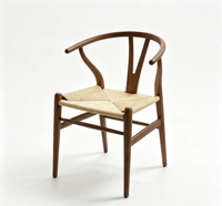 Fauteuil rembourré moderne avec structure en bois massif, assise et dossier rembourrés, chaise d'appoint ergonomique pour salle à manger, salon, bureau, café