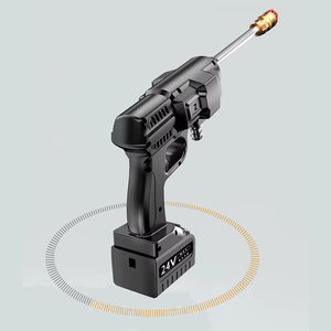 Nettoyeur de voiture électrique sans fil à batterie au lithium pour usage domestique, pistolet de lavage de voiture haute pression réglable et portable - Product Image 5