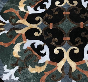 Waterjet sàn đá cẩm thạch huy chương gạch đá cẩm thạch huy chương waterjet Inlay - Product Image 4