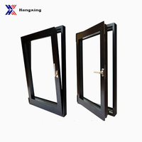Puertas y Ventanas Modernas Verticales de Aluminio con Aislamiento Acústico, Doble Cristal Templado, Abatibles, para Entrada, Aislamiento Térmico, Sala de Estar Exterior