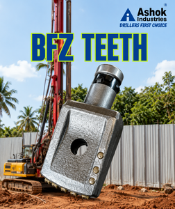Ashok Industries BFZ Black Earth <b>Auger</b> Cutting Teeth for <b>Drilling</b> Equipment with 6000 Working Pressure and 450 Knm Max Torque - Product Image 3