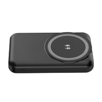 15W Portable 2 en 1 Chargeur sans fil à charge rapide magnétique puissant 10000mah Power Bank Powerbank Station