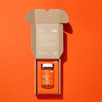 Boîte d'emballage personnalisée en carton blanc pour produits de santé et compléments vitaminiques, fabriquée à partir de matériaux recyclés