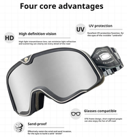 Nouvelles Lunettes de Moto Tout-Terrain Rétro Harley 2026 Anti-Chute Personnalisables pour Motocross et Cyclisme Hors Route