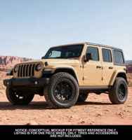 S3-00038 17-22 Llantas de Aluminio Forjado Personalizadas en Negro Mate con Diseño Multirradio y Borde Profundo, Estándar DOT, Nuevas para Jeep Wrangler, Garantía de 6 Años