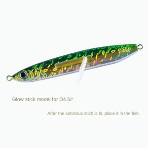 Canne électroluminescente de pêche en <span class=keywords><strong>bateau</strong></span> en haute mer Night Ranger avec plaque de fer à naufrage rapide Luya Bait South Oil pour les espèces cibles de bar - Product Image 2