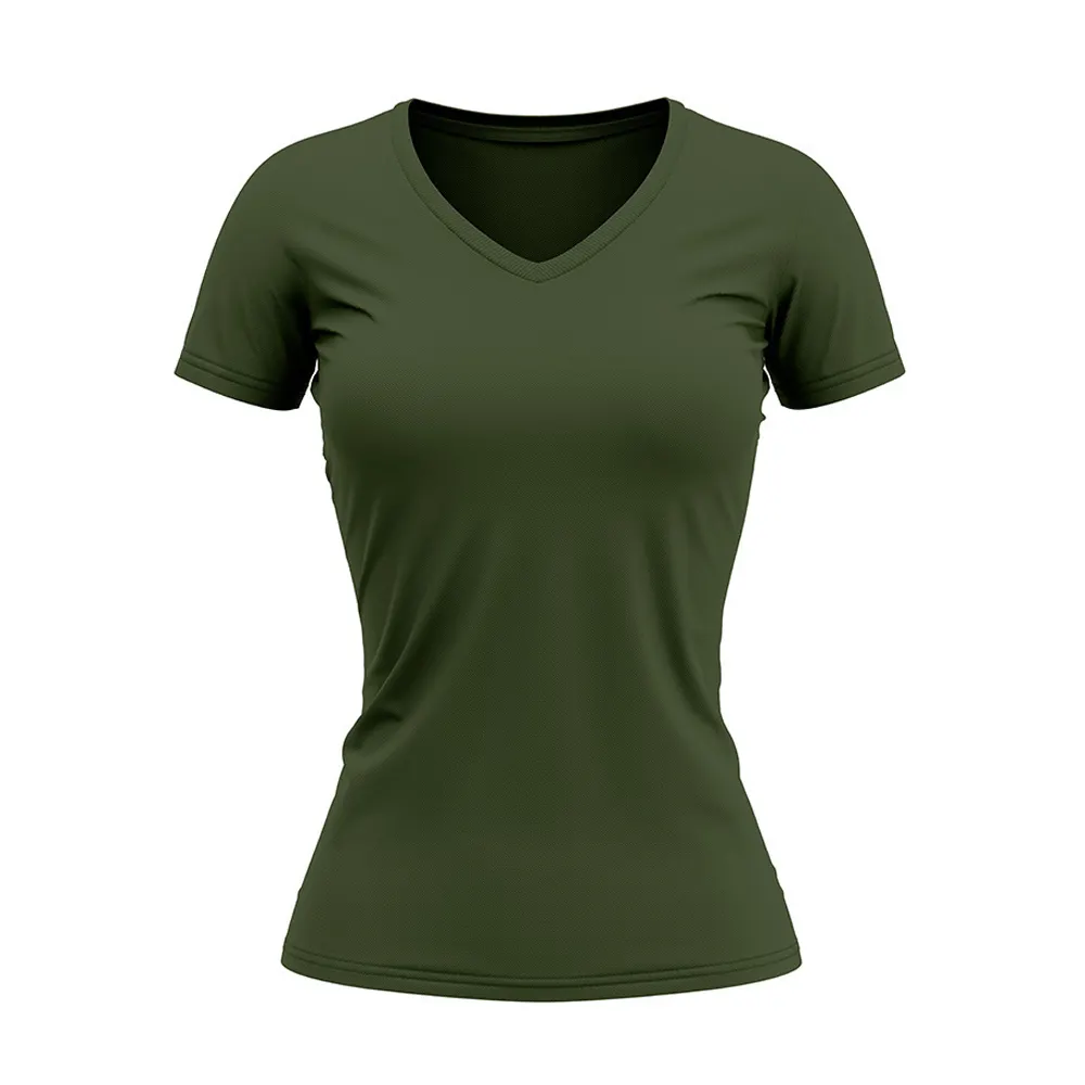 New cotton V-Neck T-Shirts For Women and ladies tee New Women Short Sleeve V-Neck T-Shirt - Light Pink color Best Selling