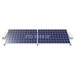 Système de support de montage lesté pour toit plat solaire est-ouest pour le montage de toit plat de panneaux solaires - Product Image 6