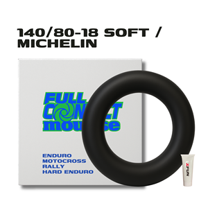 Per pneumatici moto Michelin nuovo fuoristrada FullContact Mousse 140/80/18 ovale e basso profilo morbido svettante in Butile Schiuma per - Product Image 2