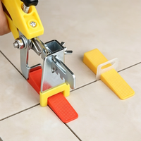 Clips de nivellement jetables Taurus en PP pour carreaux 1.0-3.0mm, entretoises pour l'installation de carreaux en céramique, porcelaine et marbre sur sols et murs