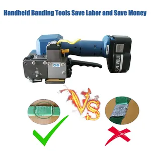 Factory Price Portable Strap Belt Banding Wrapping Machine PP PET Strapping Tool For 3000N Electric Strapping Machine