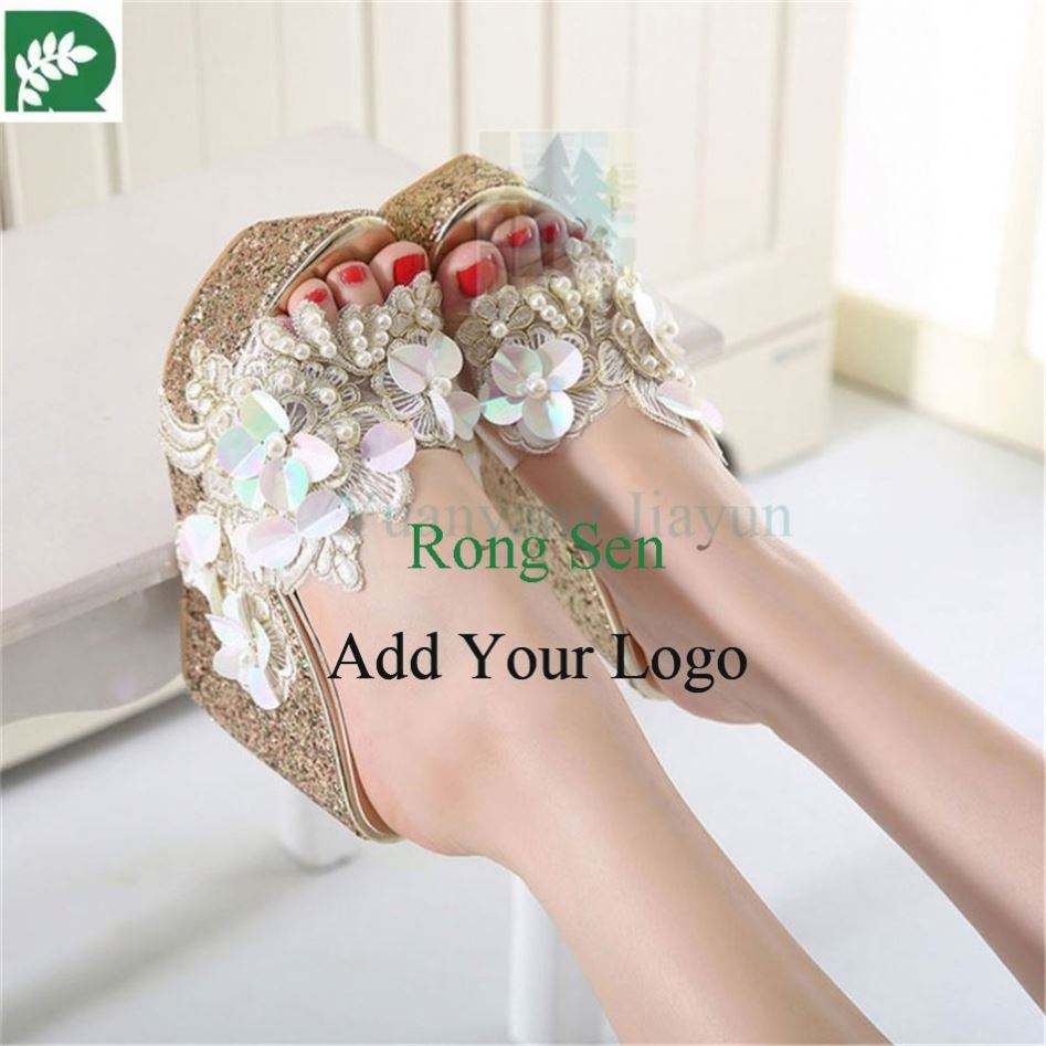 Menina verão chinelos plataforma solas grossas mulheres sapatos moda ceia cunhas  salto alto| Alibaba.com, image size:947x947