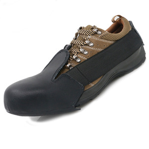 Safety Shoe Cover Steel Toe Low Top EVA Sole Anti Smashing Anti Puncture Wear Resistant Cowhide Non Slip - Product Image 1