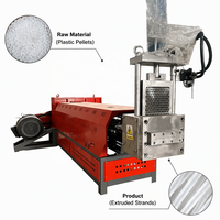 Granulateur de plastique traité pour l'application de granulés et le recyclage du plastique PE, prix des granulés