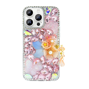 เคสโทรศัพท์มือถือ KINGSOUL ดีไซน์พิเศษ ประดับเพชรเต็มตัว พร้อมที่จับแม่เหล็ก TPU กันกระแทก หรูหรา วิบวับ  แบบสั่งทำส่วนตัว - Product Image 4