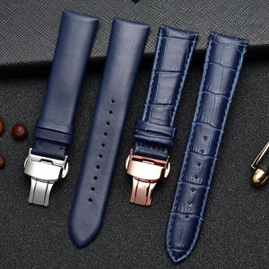 Bracelets de <span class=keywords><strong>montre</strong></span> en <span class=keywords><strong>cuir</strong></span> de vachette véritable de rallye de crocodile en relief de luxe <span class=keywords><strong>avec</strong></span> fermoir de déploiement <span class=keywords><strong>Bracelet</strong></span> accessoires de <span class=keywords><strong>montre</strong></span> pour hommes - Product Image 3