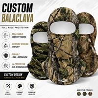 Masque Balaclava Personnalisé Imprimé Intégral à Séchage Rapide pour la Moto, la Randonnée et le Camping