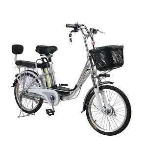 Nuevo diseño China fuerte dos ruedas 500W batería mujer ciudad bicicleta eléctrica bicicleta con pedales - Product Image 3
