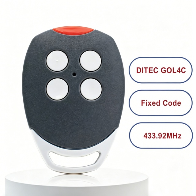 For DITEC GOL4C Garage Door Remote Control Duplicator 433.92MHz Fixed Code Face-to-Face Clone Hand Transmitter Key