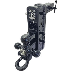 AMBITION 3 Ball Heavy Duty <span class=keywords><strong>Attelage</strong></span> de remorque Acier Multi Task Ball Mount Class V Drop Rise Hitch Tri Ball Drop Hitch Adjustable - Product Image 2