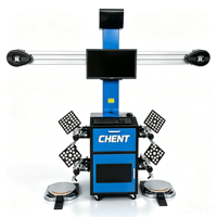 Machine d'alignement automatique à quatre roues 3D Système logiciel universel Langues mondiales Positionnement de levage Calibrage Aligneur de roue