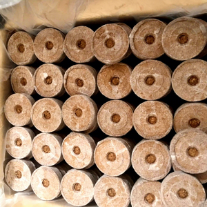Super promotion : Bloc de fibre de coco 100 % biologique, granulés de tourbe de coco biodégradables, écologiques et riches en nutriments pour le démarrage de semis - Product Image 6
