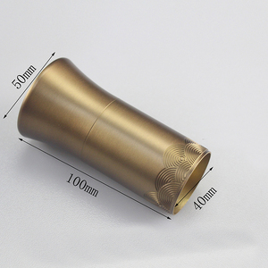 Tappi in Ottone per Gambe di Mobili in Legno, Puntali con Motivo Inciso, Piedini Moderni in Ottone per Mobili - Product Image 2