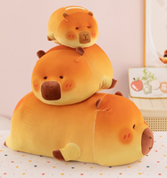 Boneka Hewan Plush Baru-'Roti Aneh' Kapibara Bantal Lembut Boneka Kapas PP Tinggi 2m Hadiah Natal