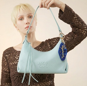 Portachiavi Personalizzato con Simbolo Zodiacale di Capricorno, Dicembre e Gennaio, Charm in Acrilico Blu per Borse - Product Image 2