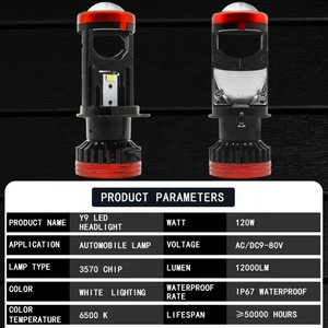 XOVY Car <b>Led</b> <b>Projector</b> in Auto <b>Lighting</b> System Luces <b>Led</b> H4 Bifocal Lens Y7 <b>Led</b> Headlight for Motorcycle Car Accessories - Product Image 6