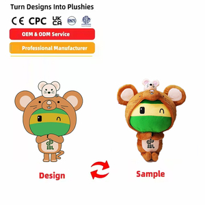 Tùy Chỉnh Mềm Dài Sang Trọng Thú Nhồi Bông Nhà Sản Xuất Dễ Thương Linh Vật Búp Bê Sang Trọng Nhà Sản Xuất Với Lưới Lót Khuyến Mãi Tùy Chỉnh plushies Đồ Chơi - Product Image 3