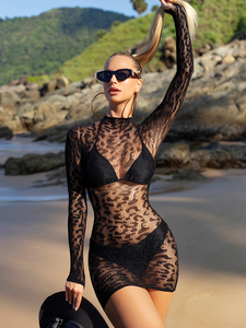 Vente en gros de bas <span class=keywords><strong>sexy</strong></span> léopard sans entrejambe lingerie érotique <span class=keywords><strong>sexy</strong></span> pour femmes au corps entier robe une pièce bas de corps en nylon - Product Image 3