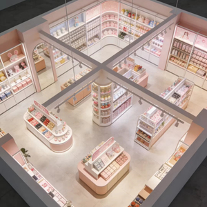 Retail Toy Store Fixture & LED Showcase | One-Stop Custom Pop Mart Style Shop Interior Design Service - Product Image 1