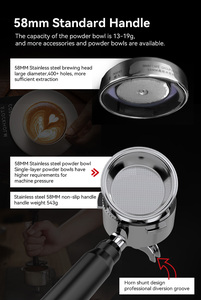 Cafetera Semiautomática Programable con Control de Temperatura PID, Acero Inoxidable, Diseño Personalizable, para Hogar y Hotel - Product Image 4