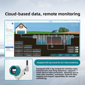 スマート電磁流量計高精度パイプライン挿入式分割型廃水スラリーパルプ液体用パルス4-20mA RS485付き - Product Image 5