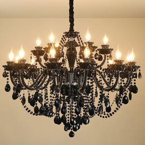 Lustre en cristal K9 au design moderne, luminaire décoratif d'intérieur, idéal pour un salon, une chambre à coucher, un hôtel, un éclairage Commercial - Product Image 6