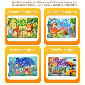 Libros Sensoriales para Niños Mayores de 3 Años, Actividades de Aprendizaje Preescolar para Autismo, Libro de Actividades para Niños Pequeños - Product Image 3