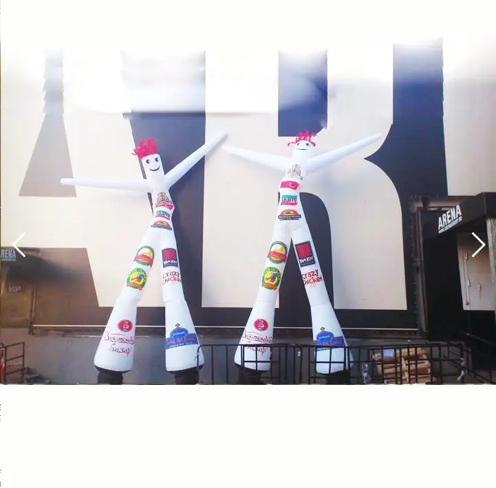 Aero Advertising Promotion maßge schneiderte aufblasbare Air Dancer aufblasbare Tube Sky Dancer mit Gebläse ein oder zwei Beine