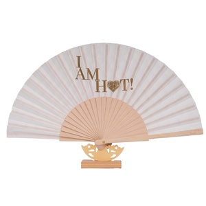 Abanico de Mano de Madera Personalizado con Grabado de Logotipo para Recuerdos de Bodas, Eventos de Verano y Regalos Promocionales - Product Image 5