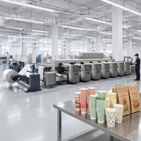 Máquina Flexográfica de Alta Resistencia para Impresión de Bolsas de Papel Kraft Grueso
