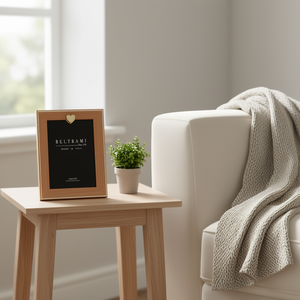 Marco de Fotos Vertical Plateado Beltrami, Estructura de Madera Rectangular, Hecho en Italia - Product Image 3