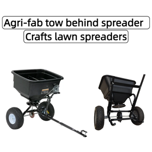 Esparcidor de Semillas y Fertilizantes Ajustable, Tipo Remolque <span class=keywords><strong>para</strong></span> ATV y Tractores Cortacésped, <span class=keywords><strong>para</strong></span> Distribución de Sal - Product Image 1