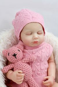 Muñecos Bebé <span class=keywords><strong>Reborn</strong></span> Realistas Levi de 16 Pulgadas Como Bebés Recién Nacidos de Silicona Suaves y Cómodos Niño o Niña Durmiendo Bebé <span class=keywords><strong>Reborn</strong></span> de la Vida Real - Product Image 2