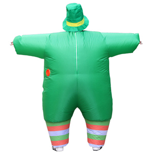 Costume Gonfiabile in Nylon per Feste, Travestimento Divertente per Adulti Unisex, Tema Irlandese per Halloween e Natale, Clown Paffuto e Divertente - Product Image 2